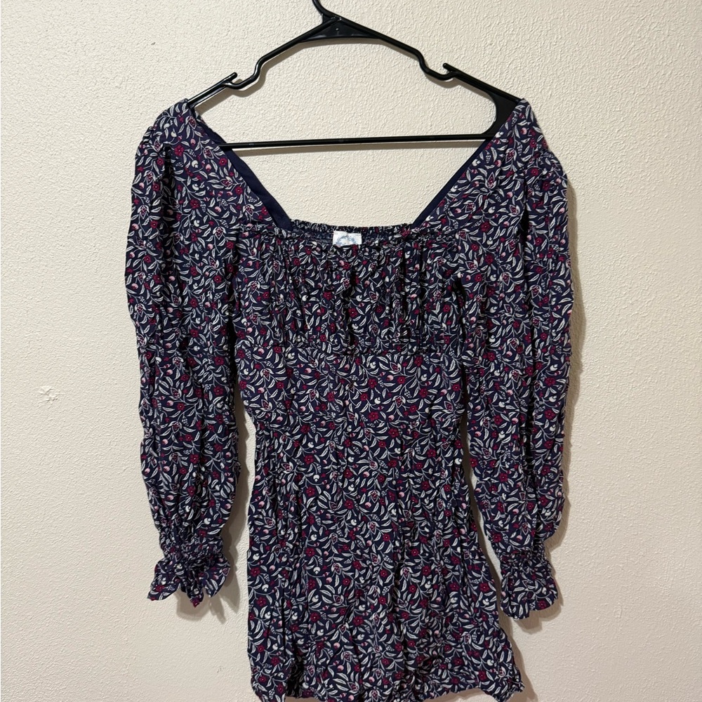Floral Long Sleeve Dress